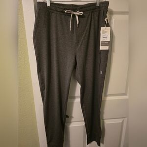 vuori sunday performance jogger charcoal heather Men's L